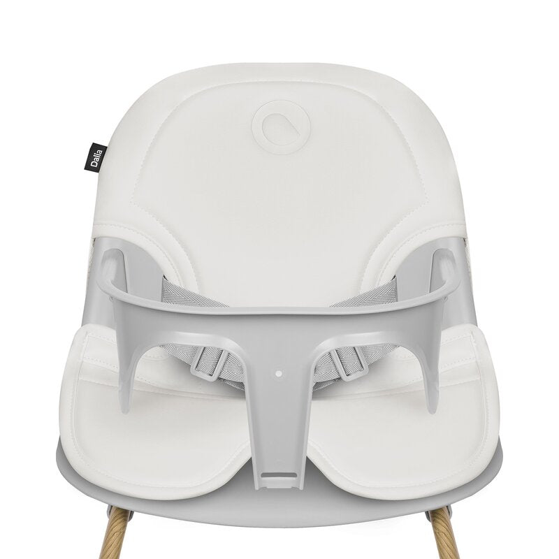 Scaun de masa, Lionelo, Dalia, 2 in 1, Transformabil, Cu 2 suporturi pentru picioare, Cu tavita detasabila, Sustine 60 kg, 6 luni+, Conform cu EN14988, Gri