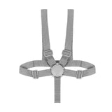 Scaun de masa, Lionelo, Dalia, 2 in 1, Transformabil, Cu 2 suporturi pentru picioare, Cu tavita detasabila, Sustine 60 kg, 6 luni+, Conform cu EN14988, Gri Stone