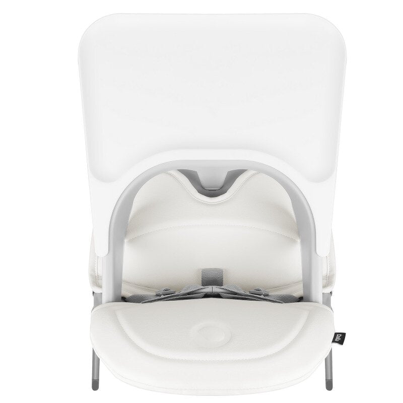 Scaun de masa, Lionelo, Dalia, 2 in 1, Transformabil, Cu 2 suporturi pentru picioare, Cu tavita detasabila, Sustine 60 kg, 6 luni+, Conform cu EN14988, Gri Stone