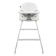 Scaun de masa, Lionelo, Dalia, 2 in 1, Transformabil, Cu 2 suporturi pentru picioare, Cu tavita detasabila, Sustine 60 kg, 6 luni+, Conform cu EN14988, Gri Stone