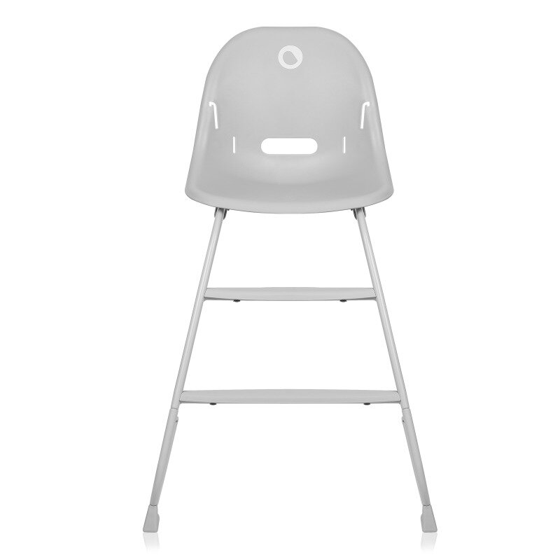 Scaun de masa, Lionelo, Dalia, 2 in 1, Transformabil, Cu 2 suporturi pentru picioare, Cu tavita detasabila, Sustine 60 kg, 6 luni+, Conform cu EN14988, Gri Stone