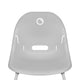 Scaun de masa, Lionelo, Dalia, 2 in 1, Transformabil, Cu 2 suporturi pentru picioare, Cu tavita detasabila, Sustine 60 kg, 6 luni+, Conform cu EN14988, Gri Stone