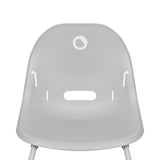 Scaun de masa, Lionelo, Dalia, 2 in 1, Transformabil, Cu 2 suporturi pentru picioare, Cu tavita detasabila, Sustine 60 kg, 6 luni+, Conform cu EN14988, Gri Stone