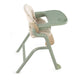 Scaun de masa multifunctional Noah, Jane, De la 6 luni la adult, Din lemn fag, Husa lavabila, Greutate maxima 100 Kg, Pale