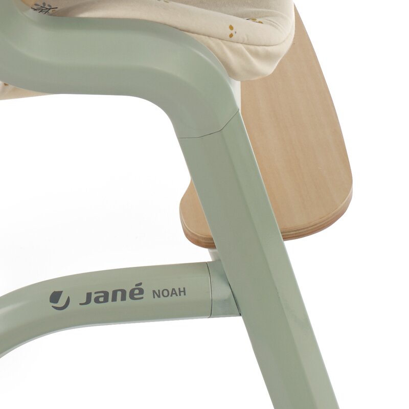 Scaun de masa multifunctional Noah, Jane, De la 6 luni la adult, Din lemn fag, Husa lavabila, Greutate maxima 100 Kg, Sesame