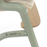 Scaun de masa multifunctional Noah, Jane, De la 6 luni la adult, Din lemn fag, Husa lavabila, Greutate maxima 100 Kg, Sesame