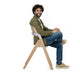 Scaun de masa multifunctional pliabil, Jane, Forest, De la 6 luni la adult, Din lemn fag, Greutate maxima 100 Kg, Mist