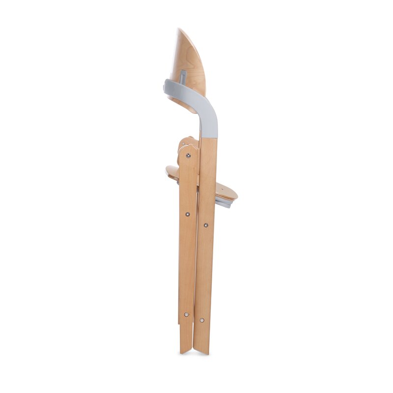 Scaun de masa multifunctional pliabil, Jane, Forest, De la 6 luni la adult, Din lemn fag, Greutate maxima 100 Kg, Mist