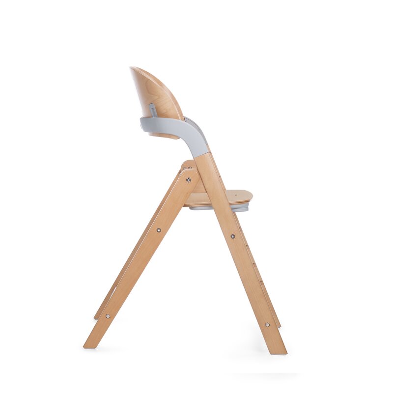 Scaun de masa multifunctional pliabil, Jane, Forest, De la 6 luni la adult, Din lemn fag, Greutate maxima 100 Kg, Mist