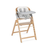 Scaun de masa multifunctional pliabil, Jane, Forest, De la 6 luni la adult, Din lemn fag, Greutate maxima 100 Kg, Mist