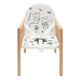 Scaun de masa, New Baby, 2 in 1, Transformabil in masuta si scaun, Din lemn, Inaltime 93 cm, Jerry