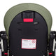 Scaun de masa, Petite&Mars, Tasty, Multifunctional, Pana la 15 kg, Reglabil pe inaltime in 7 pozitii, Spatar reglabil pana la 175 grade, Suport picioare si tavita reglabile, Cu roti, Aluminiu, Mature Olive