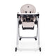 Scaun de masa, Petite&Mars, Tasty, Multifunctional, Pana la 15 kg, Reglabil pe inaltime in 7 pozitii, Spatar reglabil pana la 175 grade, Suport picioare si tavita reglabile, Cu roti, Aluminiu, Jasmine Honey