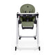 Scaun de masa, Petite&Mars, Tasty, Multifunctional, Pana la 15 kg, Reglabil pe inaltime in 7 pozitii, Spatar reglabil pana la 175 grade, Suport picioare si tavita reglabile, Cu roti, Aluminiu, Mature Olive