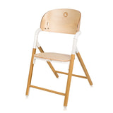 Scaunel multifunctional, Lionelo, Celia, 4 in 1, Functie de balansoar, Din lemn de fag, 6 luni- adult, Reglabil pe inaltime, Spatar lat, Sezut ergonomic, Tavita silicon, Suport de picioare reglabil, Greutate maxima 110 Kg, Alb/Natural