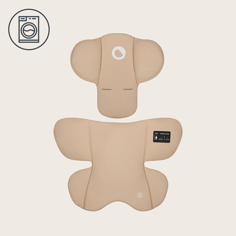 Scoica auto, Lionelo, i-Size Astrid, 0-13 Kg, 40-87 cm, Cu maner si capotina reglabile, Cu protectie laterala avansata, Salteluta confortabila, Testat ADAC, Conform cu standardul european de securitate R129, Bej - gogobaby.ro