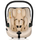 Scoica auto, Lionelo, i-Size Astrid, 0-13 Kg, 40-87 cm, Cu maner si capotina reglabile, Cu protectie laterala avansata, Salteluta confortabila, Testat ADAC, Conform cu standardul european de securitate R129, Bej