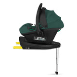Scoica auto, Lionelo, i-Size Astrid, 0-13 Kg, 40-87 cm, Cu maner si capotina reglabile, Cu protectie laterala avansata, Salteluta confortabila, Testat ADAC, Conform cu standardul european de securitate R129, Verde