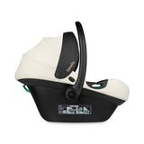 Scoica auto, Lionelo, i-Size Astrid, 0-13 Kg, 40-87 cm, Cu maner si capotina reglabile, Cu protectie laterala avansata, Salteluta confortabila, Testat ADAC, Conform cu standardul european de securitate R129, Crem