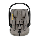 Scoica auto, Lionelo, i-Size Astrid, 0-13 Kg, 40-87 cm, Cu maner si capotina reglabile, Cu protectie laterala avansata, Salteluta confortabila, Testat ADAC, Conform cu standardul european de securitate R129, Taupe