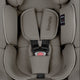 Scoica auto, Lionelo, i-Size Astrid, 0-13 Kg, 40-87 cm, Cu maner si capotina reglabile, Cu protectie laterala avansata, Salteluta confortabila, Testat ADAC, Conform cu standardul european de securitate R129, Taupe