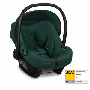 Scoica auto, Lionelo, i-Size Astrid, 0-13 Kg, 40-87 cm, Cu maner si capotina reglabile, Cu protectie laterala avansata, Salteluta confortabila, Testat ADAC, Conform cu standardul european de securitate R129, Verde
