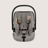 Scoica auto, Lionelo, i-Size Astrid, 0-13 Kg, 40-87 cm, Cu maner si capotina reglabile, Cu protectie laterala avansata, Salteluta confortabila, Testat ADAC, Conform cu standardul european de securitate R129, Taupe