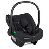 Scoica auto, Lionelo, i-Size Astrid, 0-13 Kg, 40-87 cm, Cu salteluta, Testat ADAC, Conform cu standardul european de securitate R129, Negru Onyx