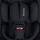 Scoica auto, Lionelo, i-Size Astrid, 0-13 Kg, 40-87 cm, Cu salteluta, Testat ADAC, Conform cu standardul european de securitate R129, Negru Onyx