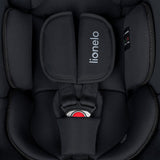 Scoica auto, Lionelo, i-Size Astrid, 0-13 Kg, 40-87 cm, Cu salteluta, Testat ADAC, Conform cu standardul european de securitate R129, Negru Onyx