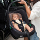 Scoica auto, Lionelo, i-Size Astrid, 0-13 Kg, 40-87 cm, Cu salteluta, Testat ADAC, Conform cu standardul european de securitate R129, Negru Onyx