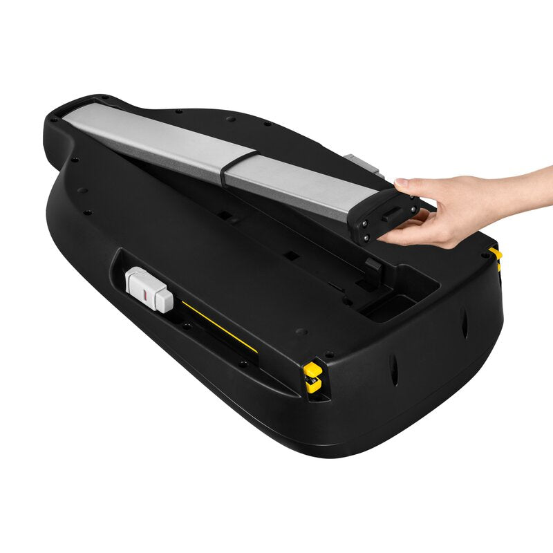 Scoica auto, Lionelo, i-Size Astrid, Include baza Isofix, 0-13 Kg, 40-87 cm, Cu maner si capotina reglabile, Cu protectie laterala avansata, Salteluta confortabila, Testat ADAC, Conform cu R129, Negru/Gri