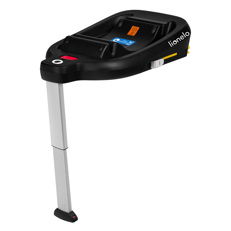 Scoica auto, Lionelo, i-Size Astrid, Include baza Isofix, 0-13 Kg, 40-87 cm, Cu maner si capotina reglabile, Cu protectie laterala avansata, Salteluta confortabila, Testat ADAC, Conform cu R129, Negru/Gri