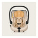 Scoica auto, Lionelo, i-Size Astrid, Include baza Isofix, 0-13 Kg, 40-87 cm, Cu maner si capotina reglabile, Cu protectie laterala avansata, Salteluta confortabila, Testat ADAC, Conform cu R129, Bej