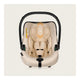 Scoica auto, Lionelo, i-Size Astrid, Include baza Isofix, 0-13 Kg, 40-87 cm, Cu maner si capotina reglabile, Cu protectie laterala avansata, Salteluta confortabila, Testat ADAC, Conform cu R129, Bej