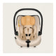 Scoica auto, Lionelo, i-Size Astrid, Include baza Isofix, 0-13 Kg, 40-87 cm, Cu maner si capotina reglabile, Cu protectie laterala avansata, Salteluta confortabila, Testat ADAC, Conform cu R129, Bej