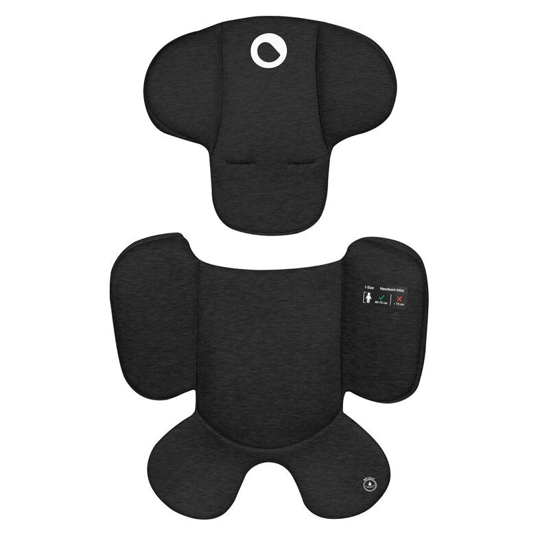 Scoica auto, Lionelo, Moxie, i-Size, Include baza rotativa 360 cu picior de fixare, 40-87 cm, Tetiera reglabila, intarita cu spuma de memorie, Carcasa ventilata, Din bambus, Protectie avansata, Conform R129, Negru - gogobaby.ro