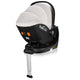 Scoica auto, Lionelo, Moxie, i-Size, Include baza rotativa 360 cu picior de fixare, 40-87 cm, Tetiera reglabila, intarita cu spuma de memorie, Carcasa ventilata, Din bambus, Protectie avansata, Conform R129, Bej