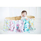 Scutec din bambus, Bocioland, Teddy Bear, Material certificat Oeko Tex Standard 100, Dimensiune mare, 75x75 cm, Multicolor