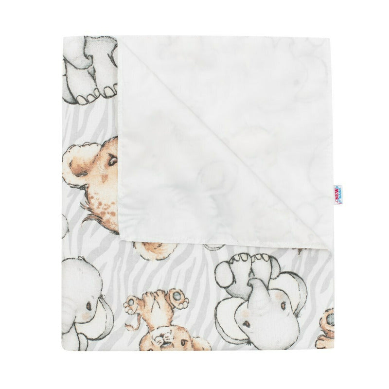 Scutec impermeabil, New Baby, Din flanel, Cu multiple intrebuintari, Dimensiune 57x47 cm, Baby Zoo