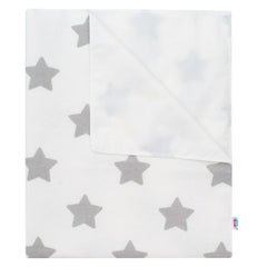 Scutec impermeabil, New Baby, Din flanel, Cu multiple intrebuintari, Dimensiune 57x47 cm, Stars