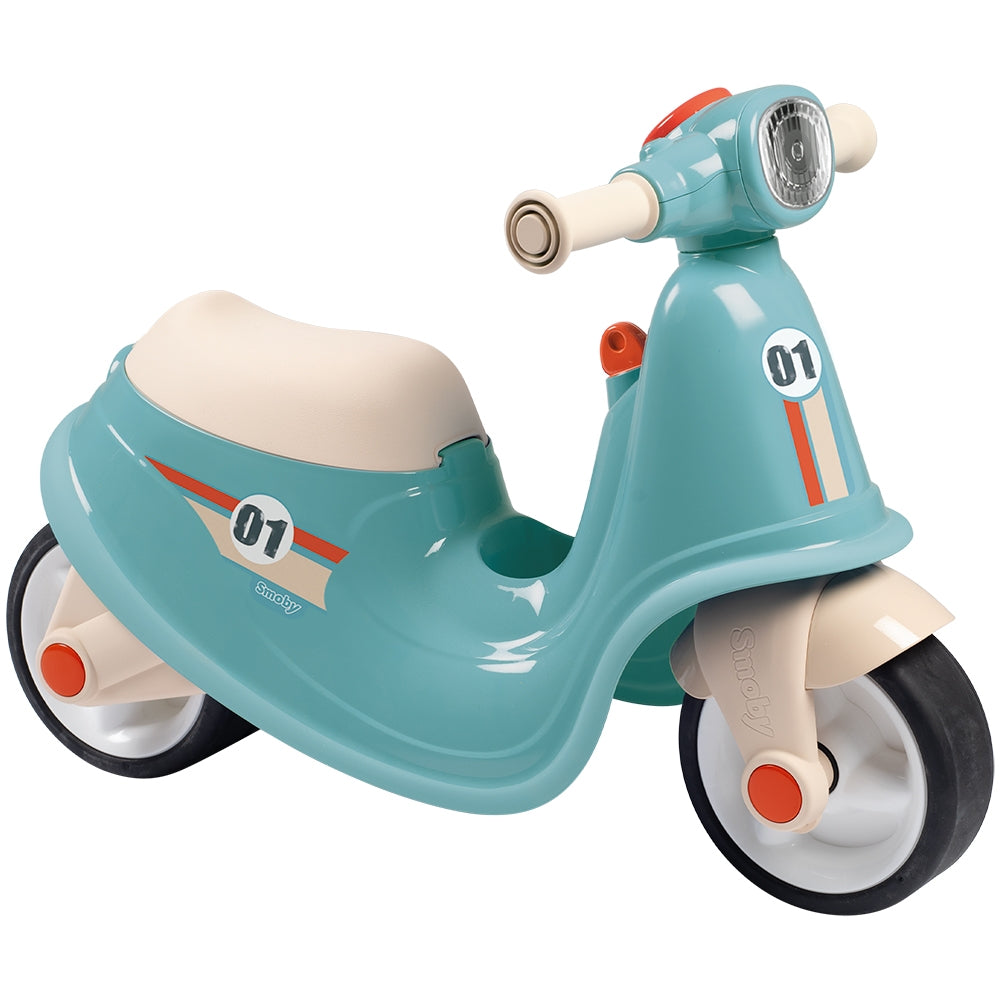 Scuter Smoby Scooter Ride-On albastru - gogobaby.ro