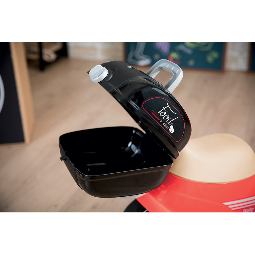 Scuter Smoby Scooter Ride-On Food Express rosu - gogobaby.ro