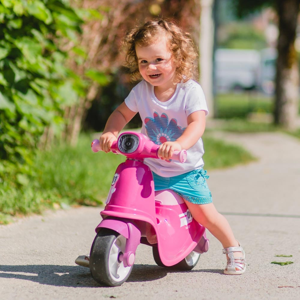 Scuter Smoby Scooter Ride-On pink - gogobaby.ro