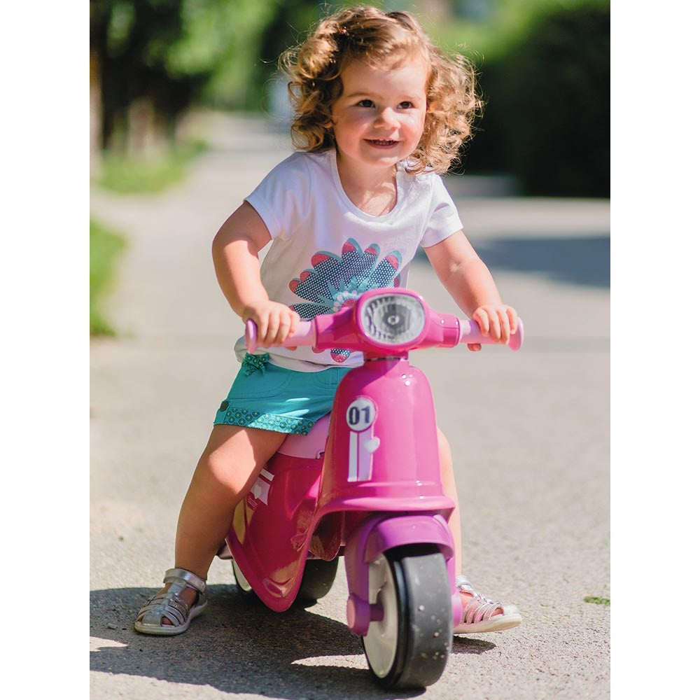 Scuter Smoby Scooter Ride-On pink - gogobaby.ro