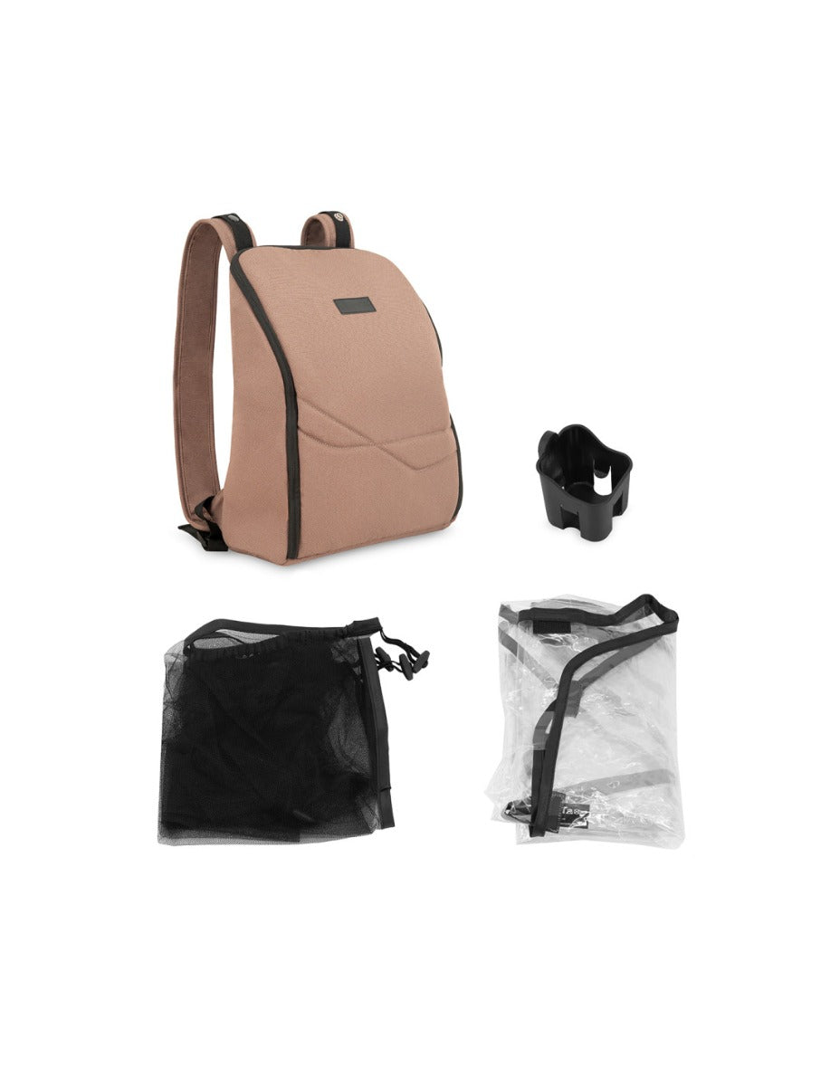 Carucior sport, 0-22 Kg, auto-folding, Momi Andrea - Brown - gogobaby.ro