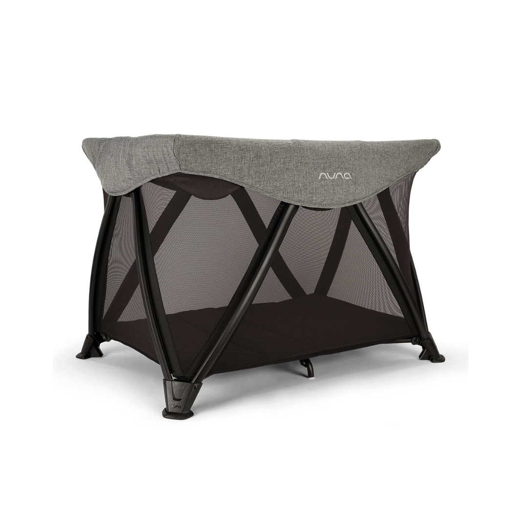 Nuna - Patut pliant SENA Aire Charcoal - gogobaby.ro