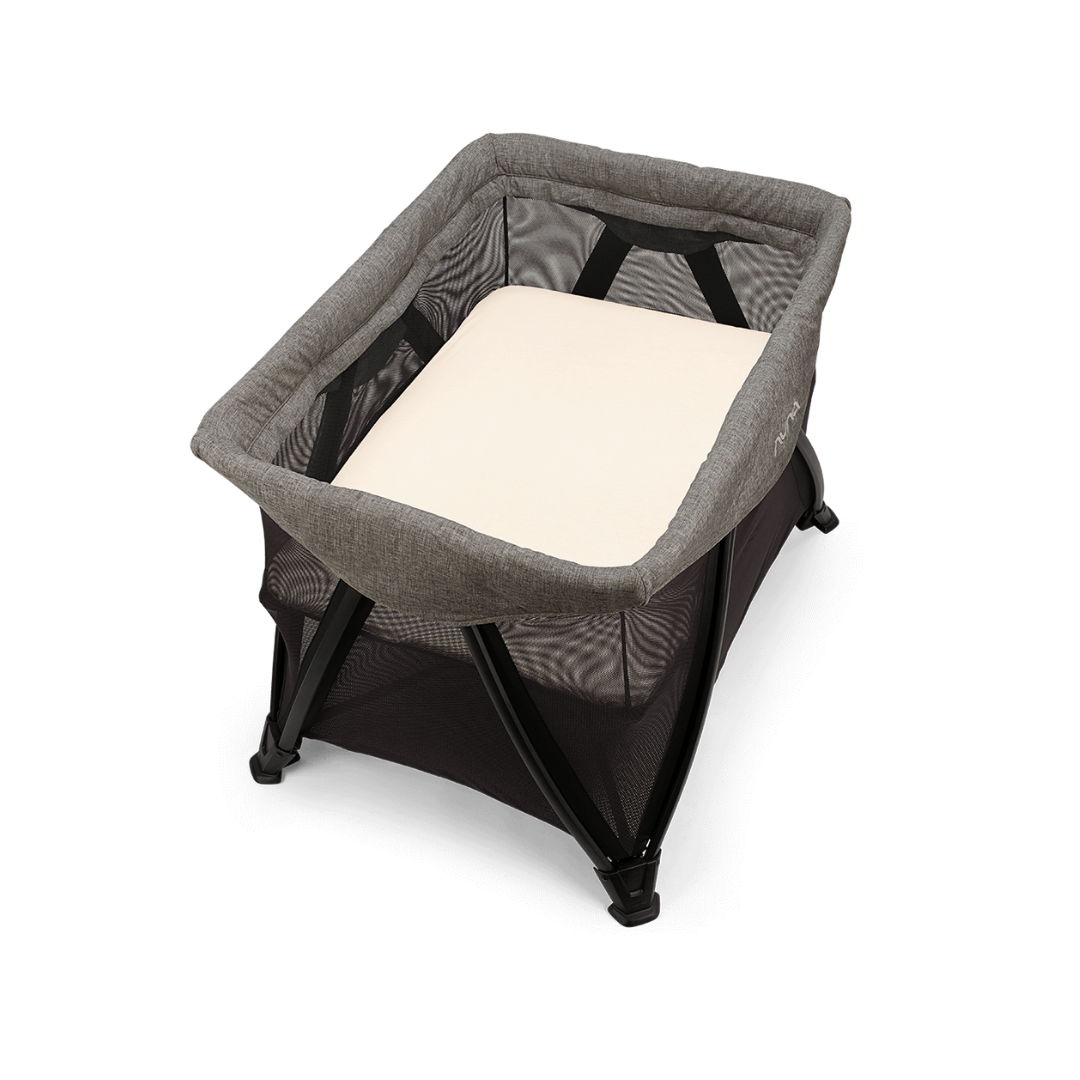 Nuna - Patut pliant SENA Aire Charcoal - gogobaby.ro