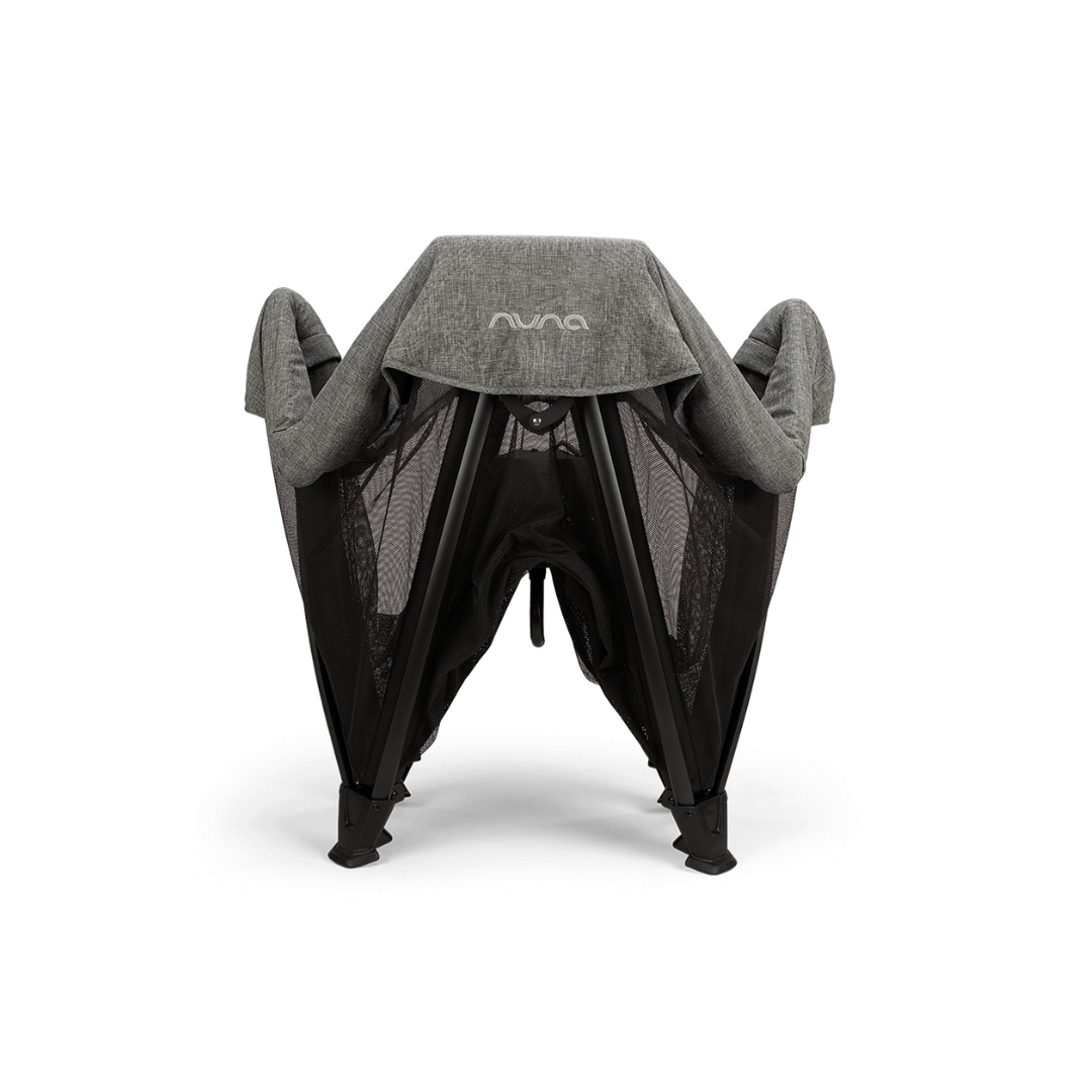 Nuna - Patut pliant SENA Aire Charcoal - gogobaby.ro