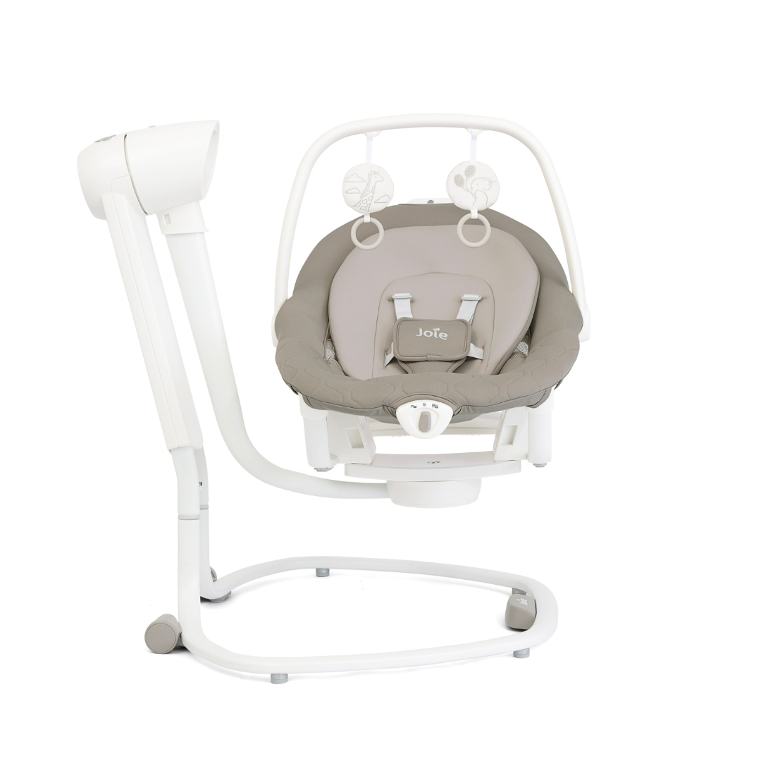 Joie - Leagan si balansoar rotativ Serina 2 in 1 Walnut - gogobaby.ro